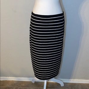 Black & White striped skirt